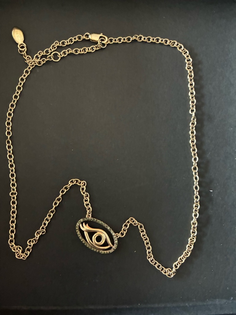 Gold Evil Eye Pendant Necklace - Women's Jewelry